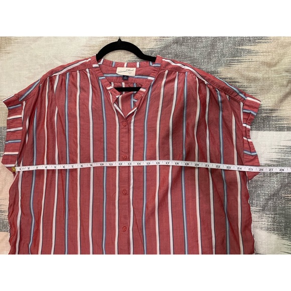 Universal Thread Coral Dolman Striped Blouse XXL - Picture 5 of 8